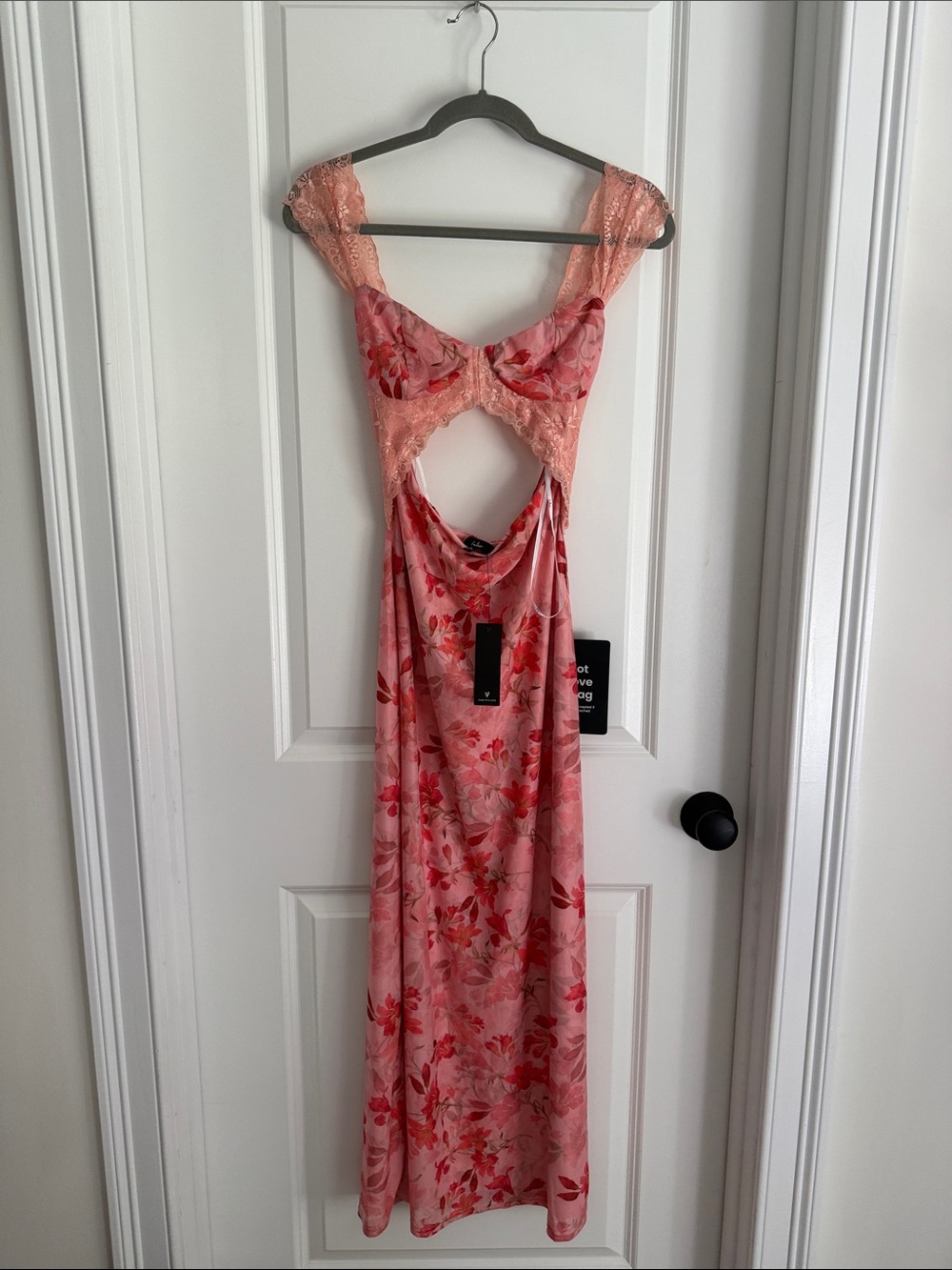 lulus Pink Floral Slip Dress NWT Endlessly Cute